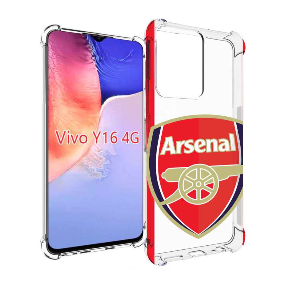 

Чехол MyPads фк арсенал лондон мужской для Vivo Y16 4G/ Vivo Y02S, Прозрачный, Tocco