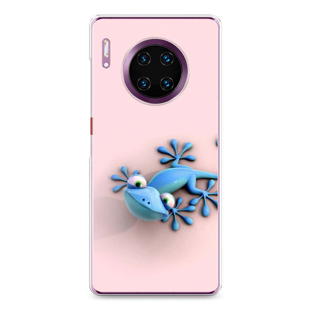 

Чехол Awog на Huawei Mate 30 Pro "Голубая ящерка", Розовый;голубой;белый, 610450-2