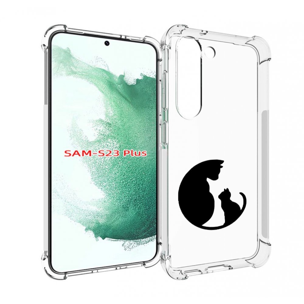 

Чехол MyPads коты в полукруге для Samsung Galaxy S23 Plus +, Прозрачный, Tocco