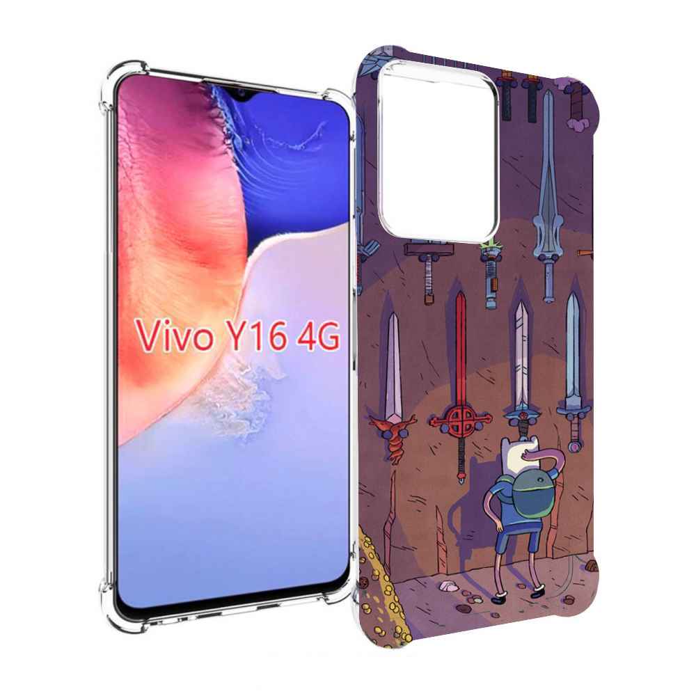 

Чехол MyPads фин ищет меч для Vivo Y16 4G/ Vivo Y02S, Прозрачный, Tocco