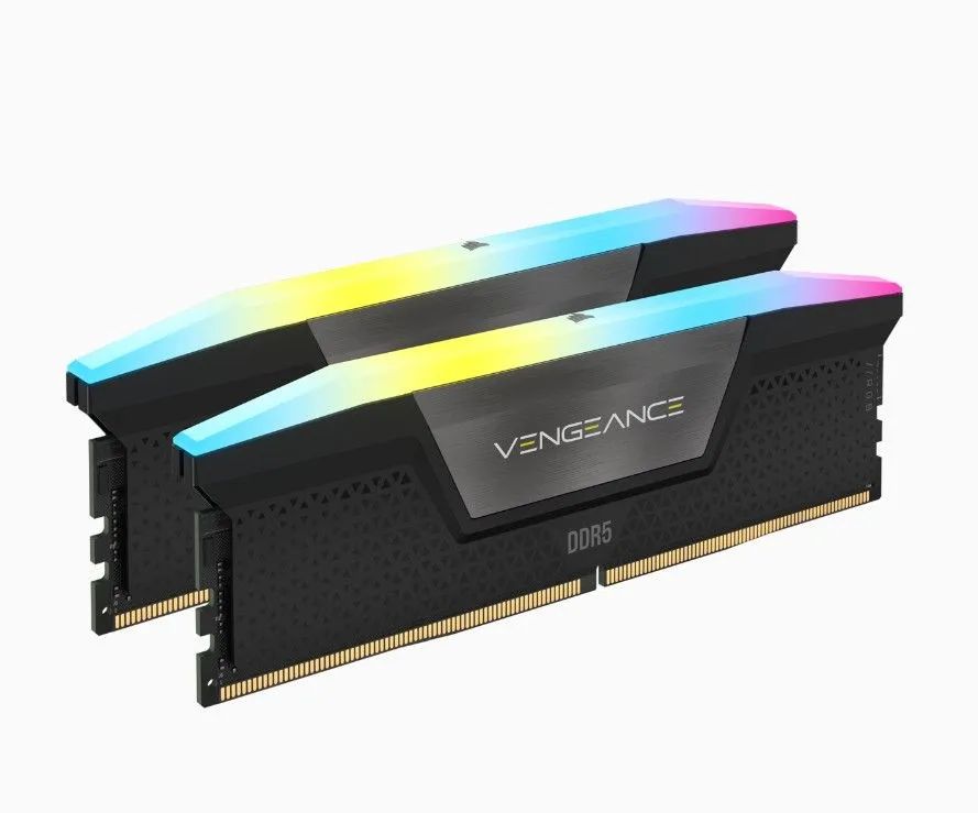 

Оперативная память Corsair Vengeance RGB (CMH32GX5M2B5200C40) GDDR5 2x16Gb 5200MHz, Vengeance RGB