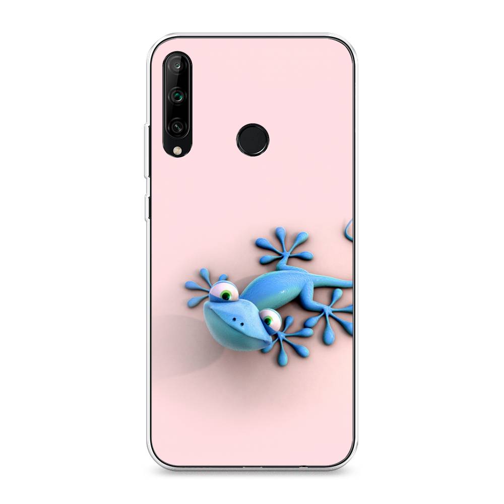 

Чехол Awog на Honor 9C "Голубая ящерка", Розовый;голубой;белый, 612550-2