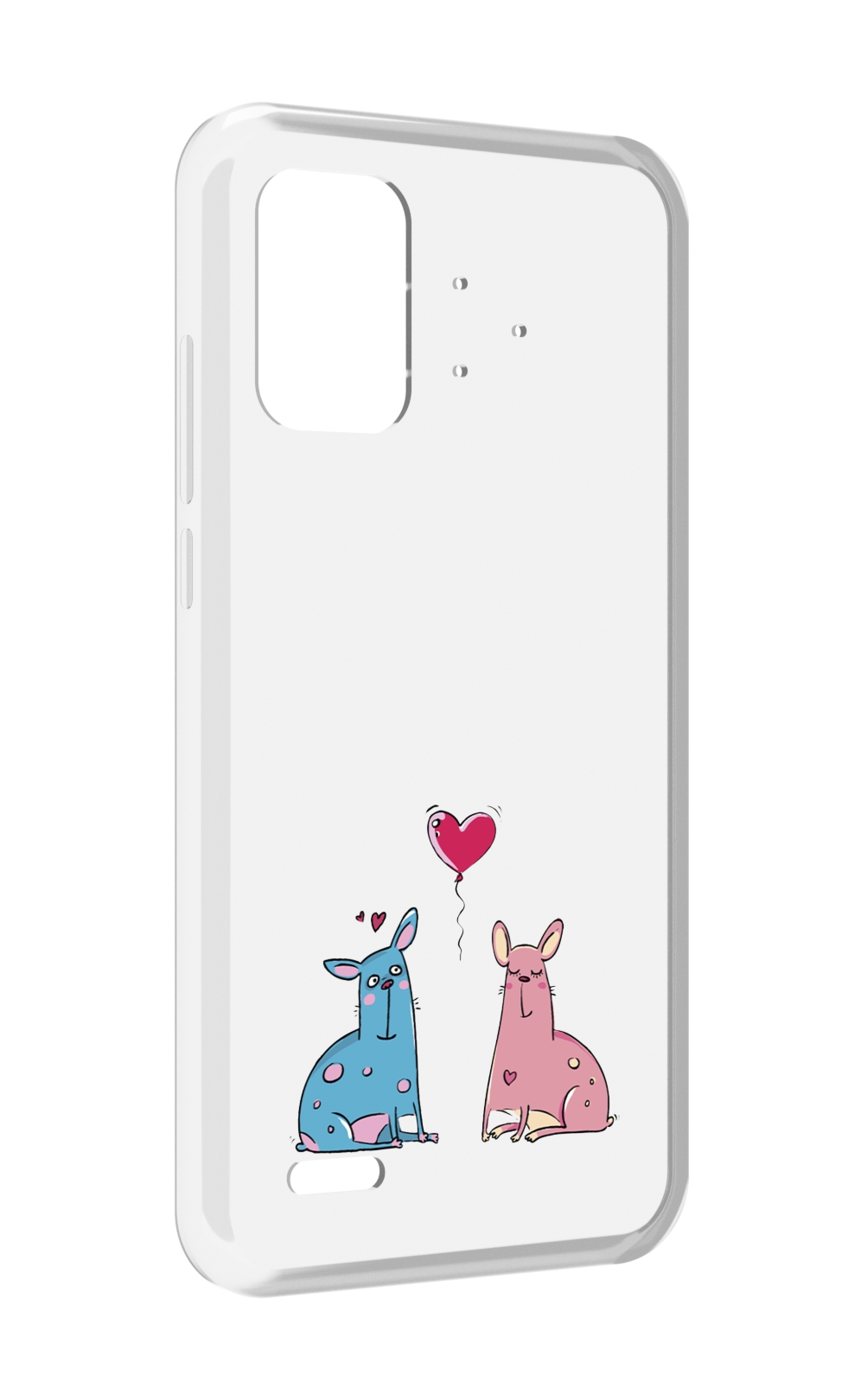 

Чехол MyPads Лама любовь для UMIDIGI Bison Pro, Прозрачный, Tocco