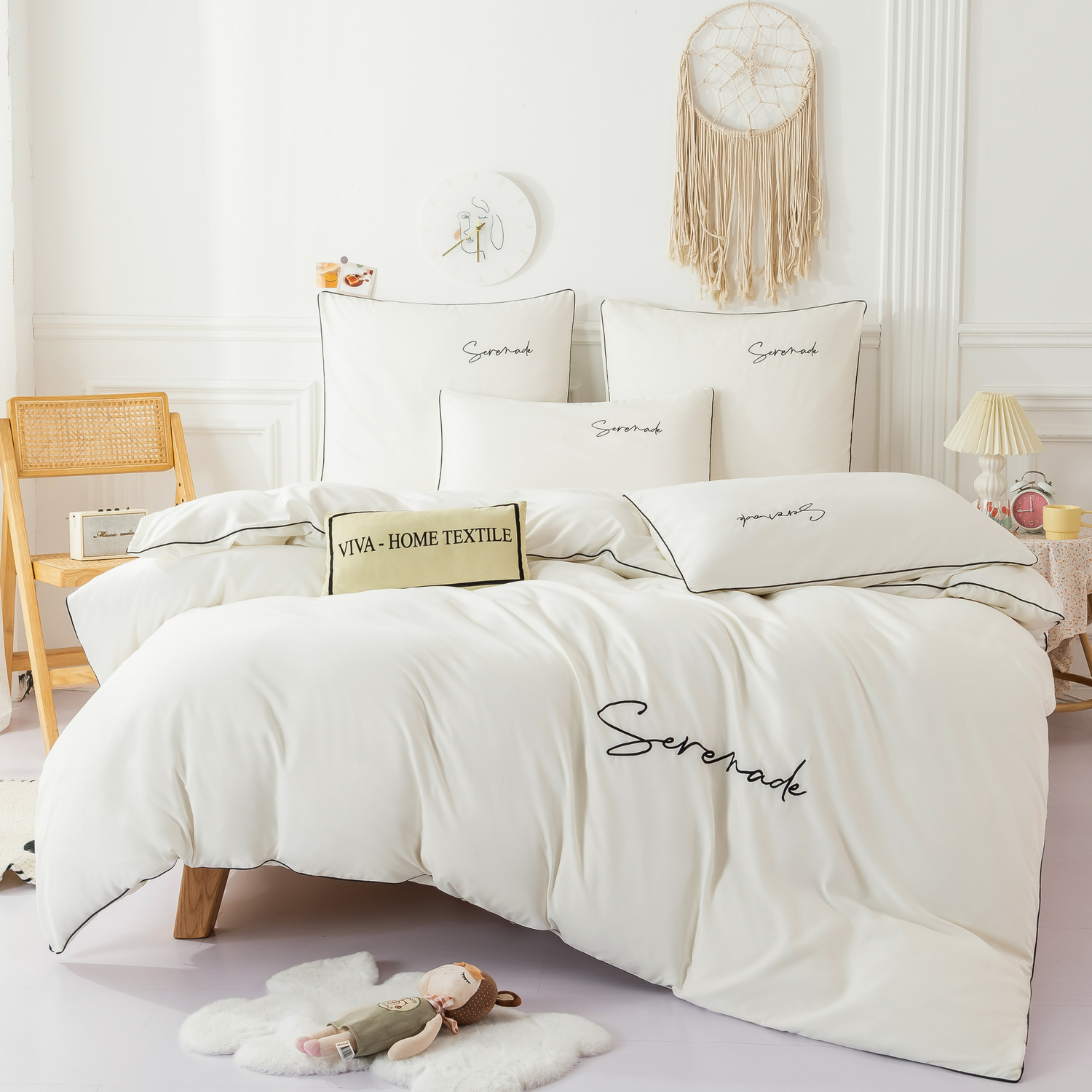 

Комплект постельного белья VIVA-HOME TEXTILE Евро, сатин хлопок, CH