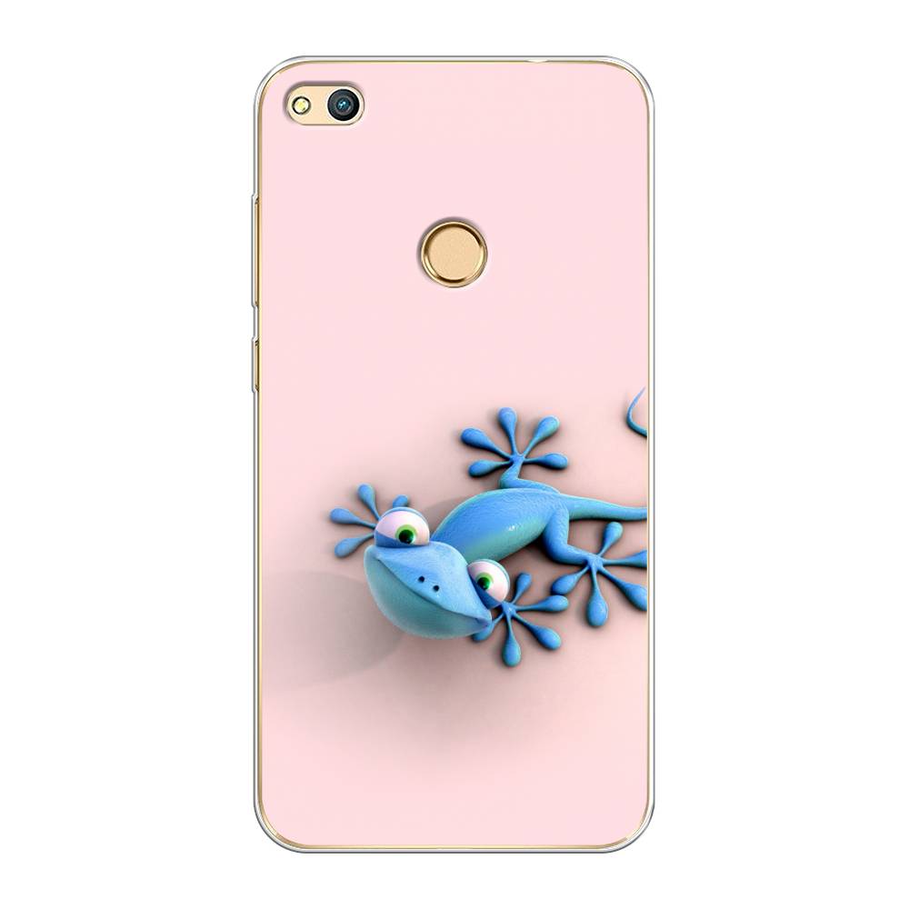 

Чехол Awog на Honor 8 Lite "Голубая ящерка", Розовый;голубой;белый, 63950-2