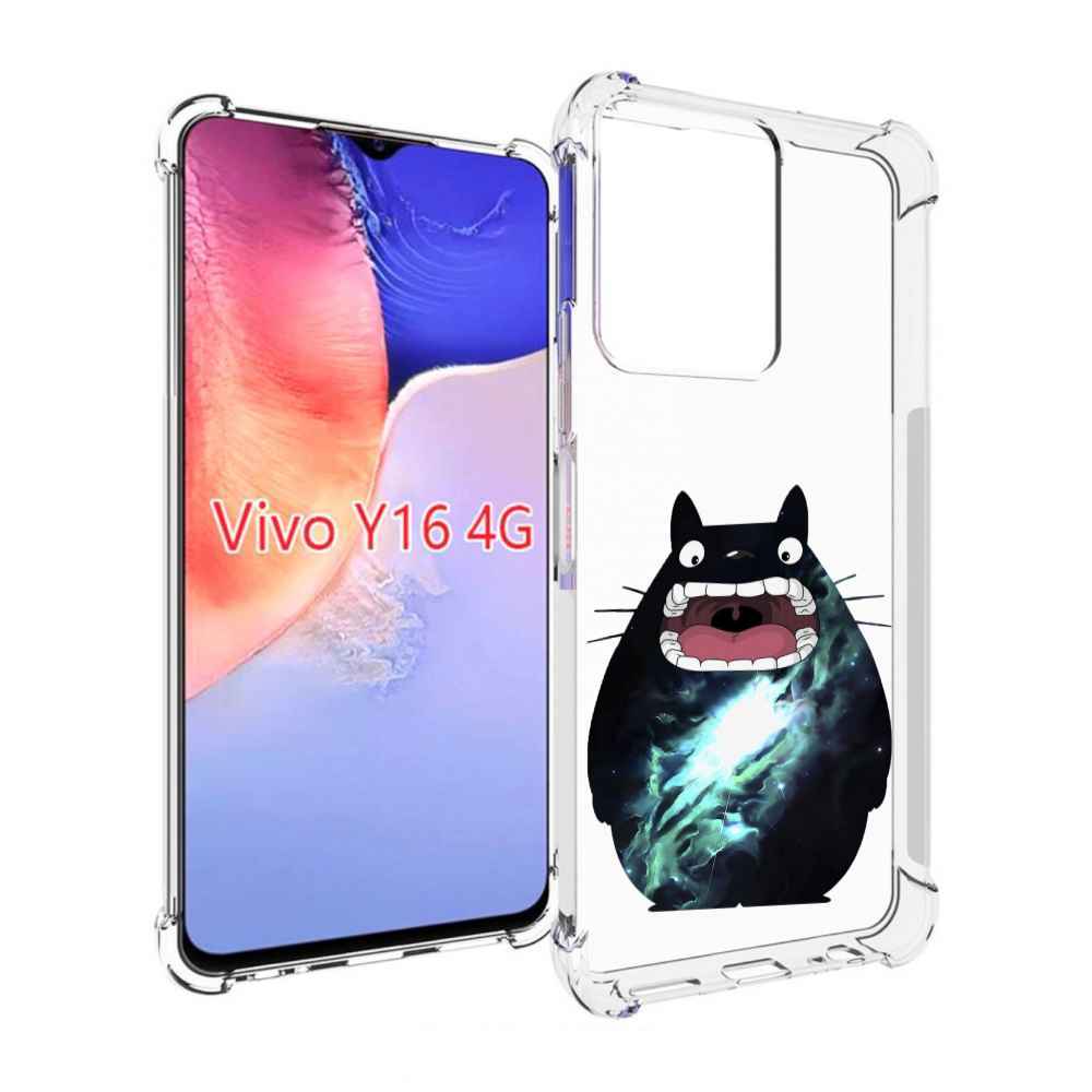 

Чехол MyPads тоторо для Vivo Y16 4G/ Vivo Y02S, Прозрачный, Tocco