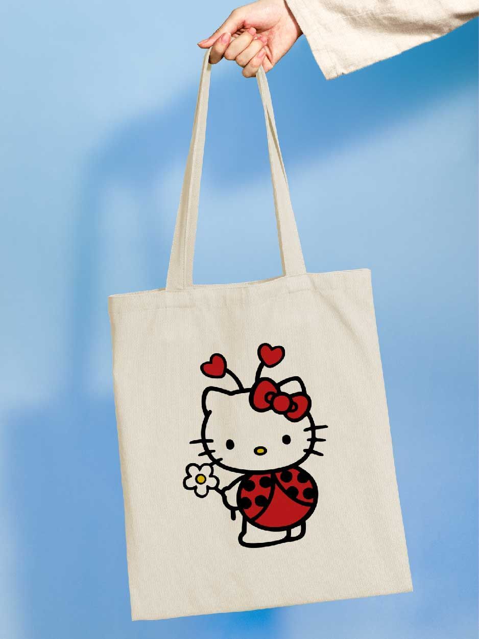 

Сумка женская jojo print shpr-52 бежевая, Бежевый, shpr-hk_Hello Kitty 52