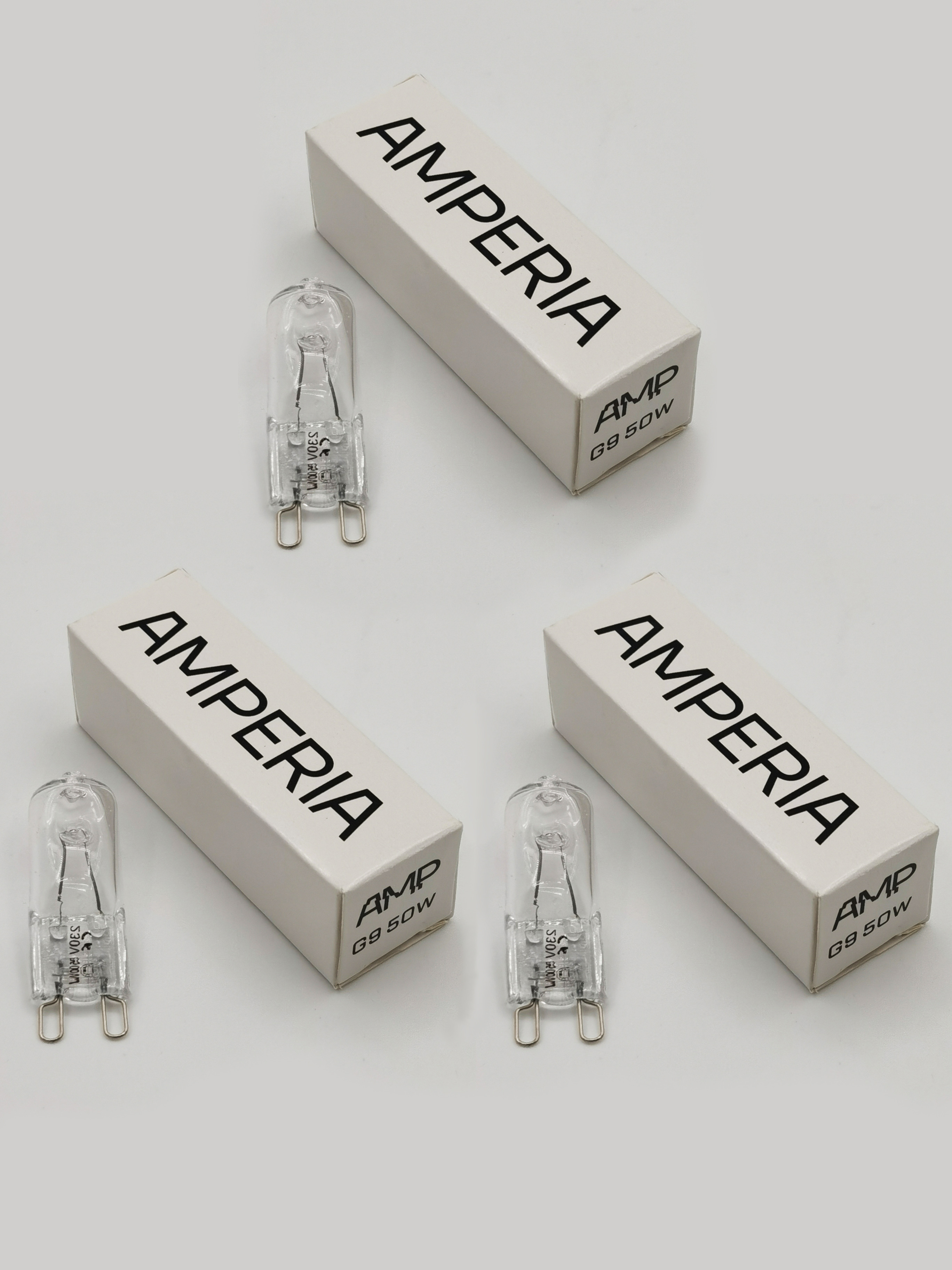 

Комплект из 3х лампочек для Лава лампы Amperia Falcon 50w G9