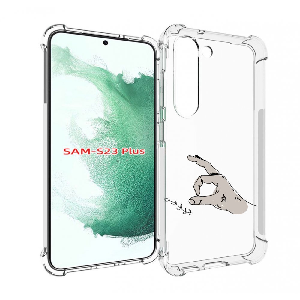 

Чехол MyPads кольцо для Samsung Galaxy S23 Plus +, Прозрачный, Tocco