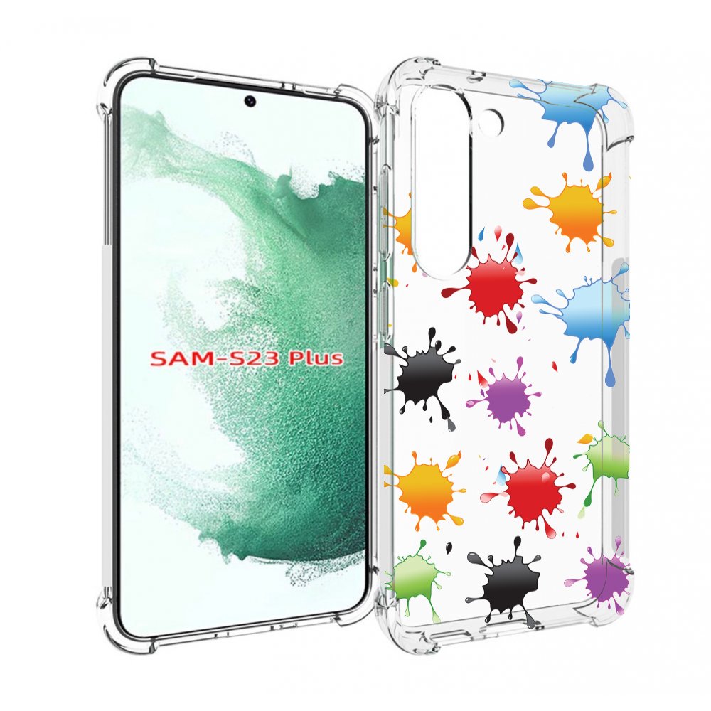 

Чехол MyPads кляксы для Samsung Galaxy S23 Plus +, Прозрачный, Tocco