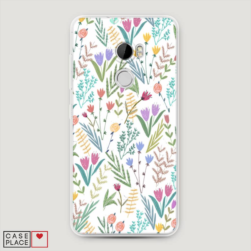 

Чехол Awog на HTC One X10 / Эйчтиси One X10 "Полевые цветы рисунок", 101850-8