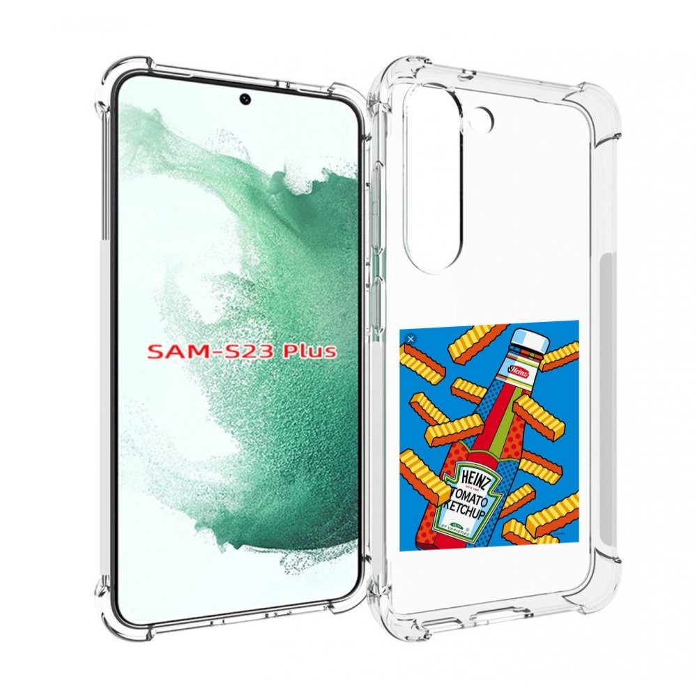 

Чехол MyPads картошка с соусом для Samsung Galaxy S23 Plus +, Прозрачный, Tocco