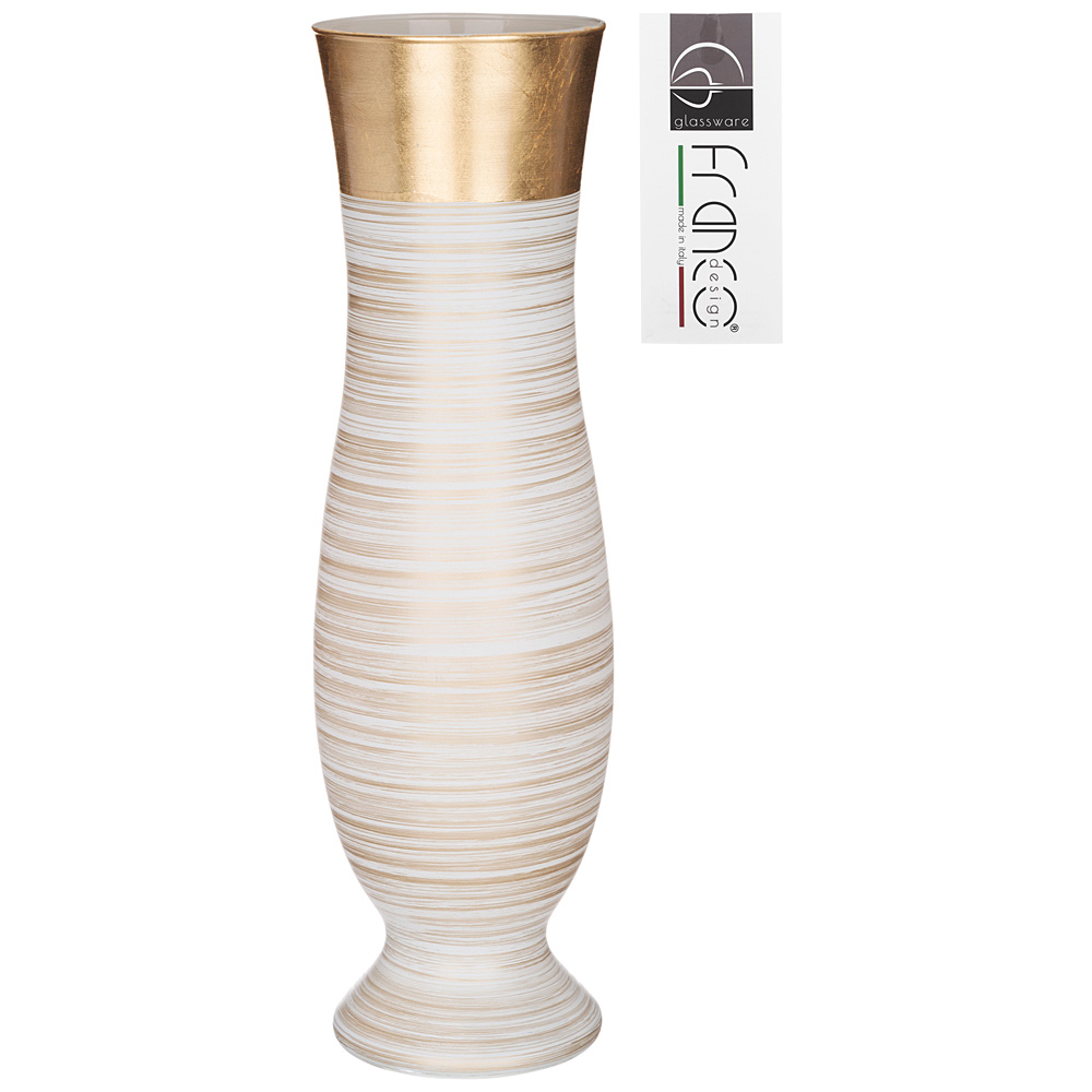 

Ваза oregon julia gold white высота 50см KSG 316 1717