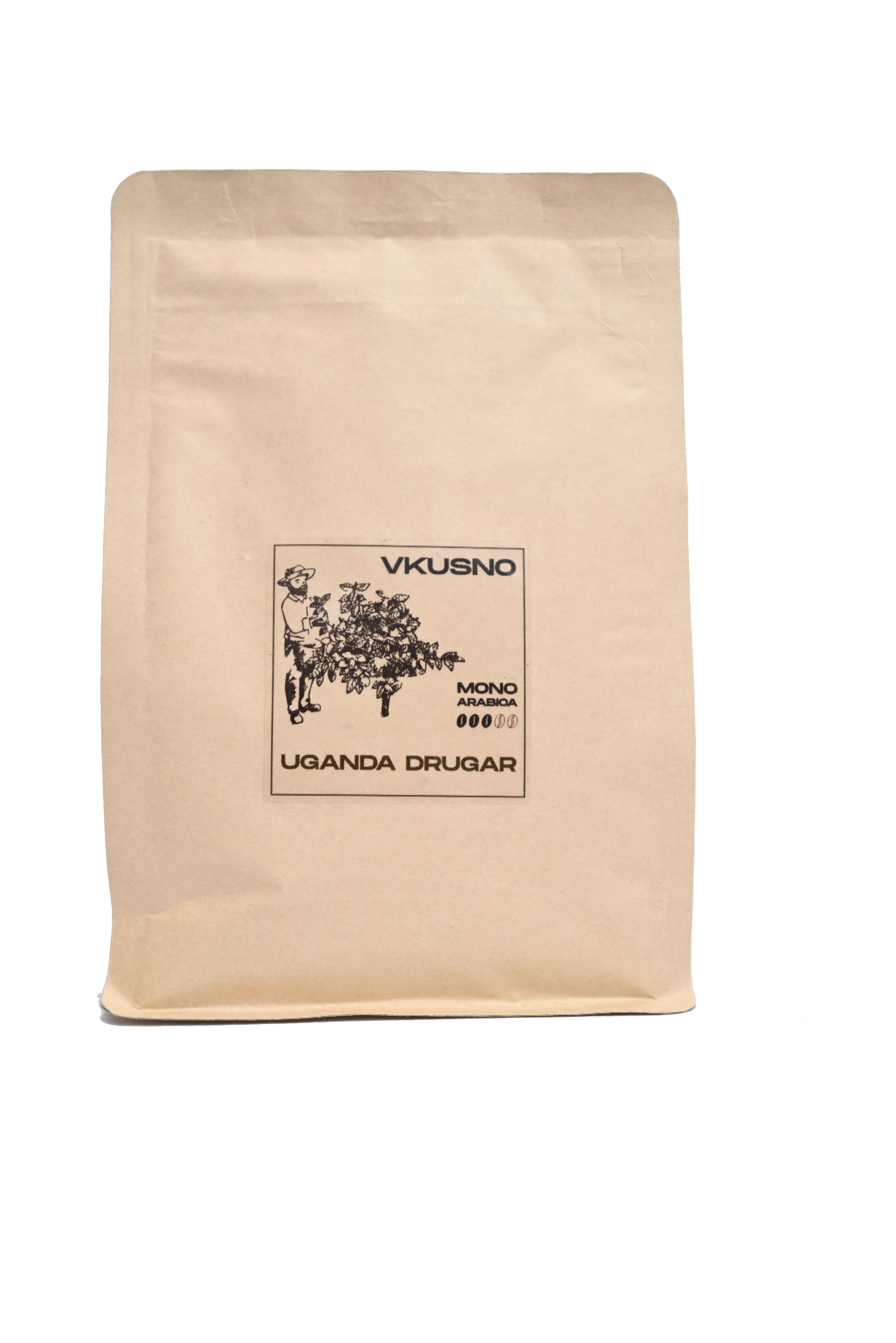 

Кофе молотый натуральный Vkusno Uganda Drugar арабика 250 г, drugar
