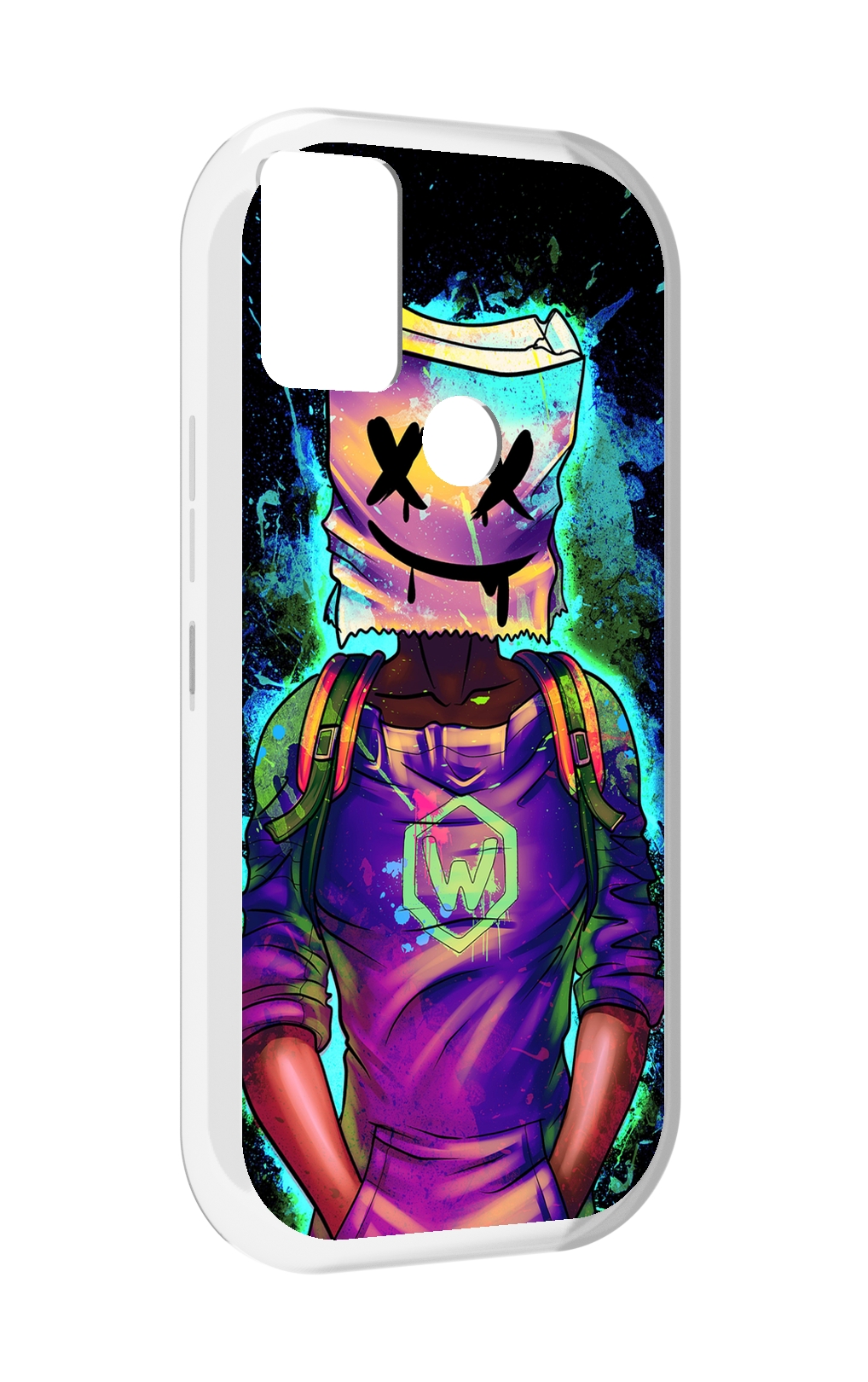 

Чехол MyPads маршмеллоу-глитч для UMIDIGI A9, Прозрачный, Tocco