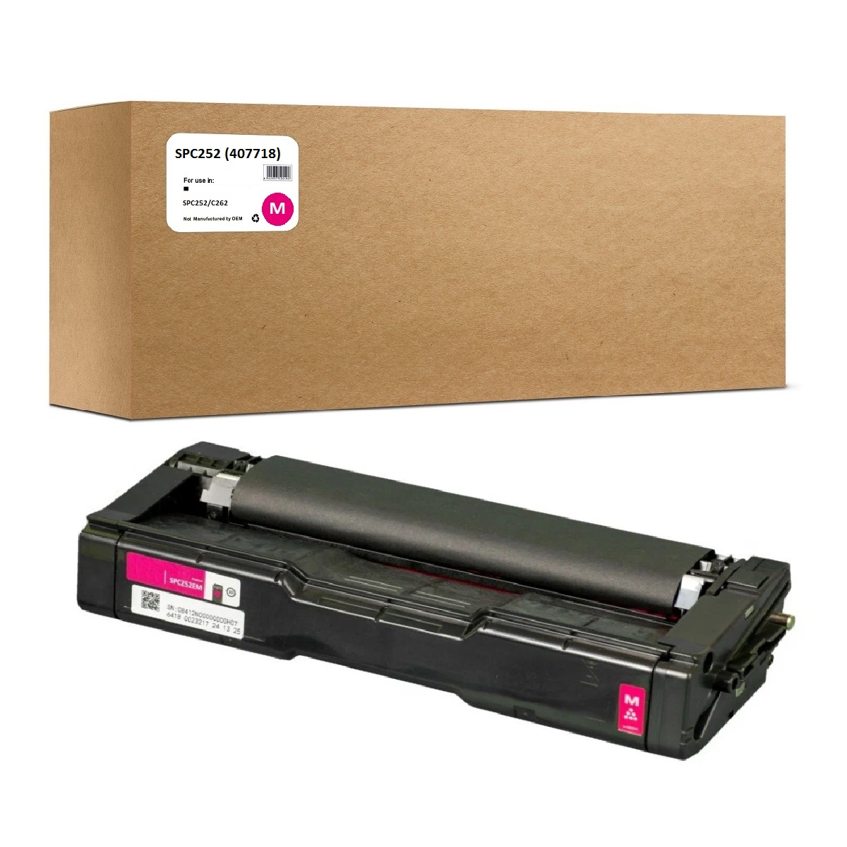 

Картридж OEM SPC252 для Ricoh SPC252/С262 6К Magenta Coompatible, Пурпурный, OEM SPC252M (407718)