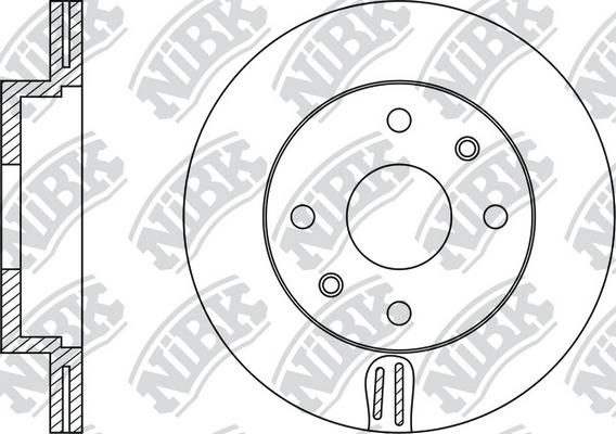 

Тормозный колодки NiBK пеердний вентилируемый для Hyundai Getz 2002- RN1199