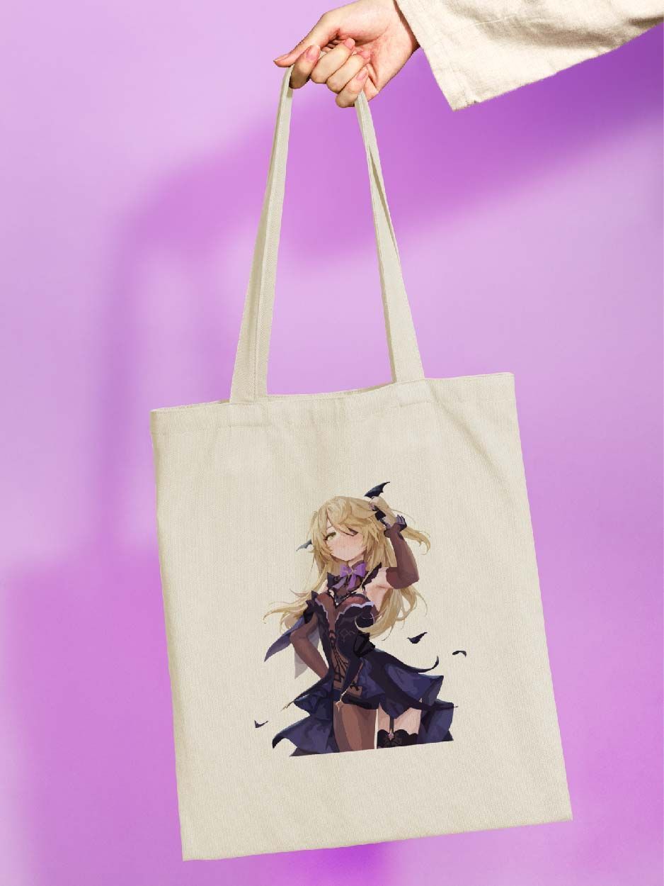 

Сумка женская jojo print shpr-281 бежевая, Бежевый, shpr-genshin_fischl 281