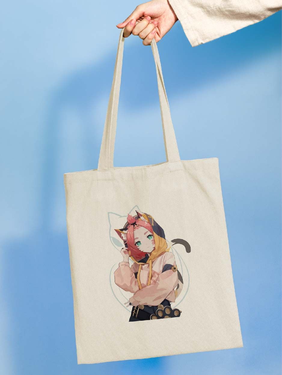 

Сумка женская jojo print shpr-279 бежевая, Бежевый, shpr-genshin_Diona 279