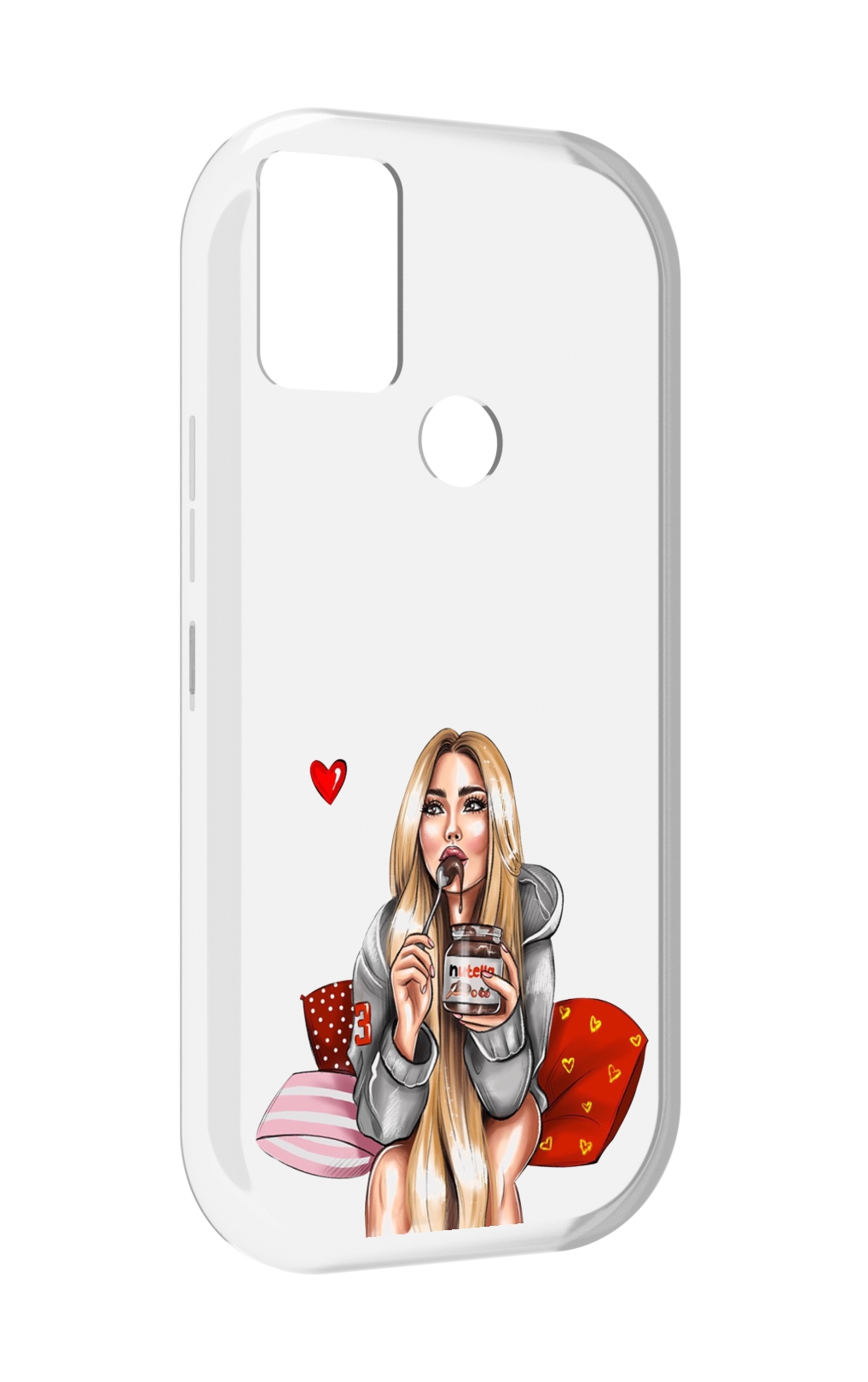 

Чехол MyPads любительница-нутеллы женский для UMIDIGI A9, Прозрачный, Tocco