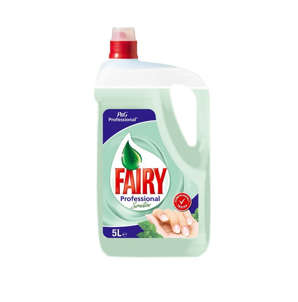 

Средство для мытья посуды Fairy Professional Sensitive 5л алоэ вера жидкость канистра