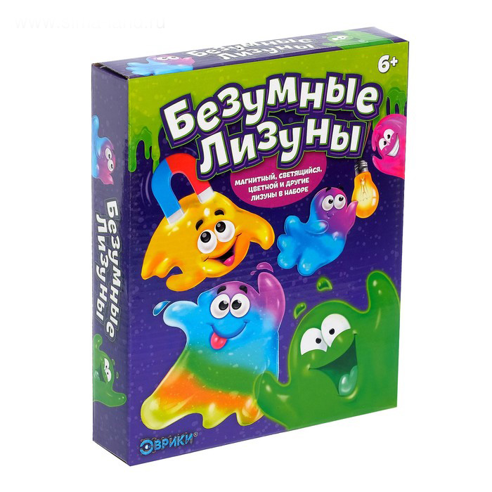 

Набор для опытов Эврики Безумные лизуны 4416780
