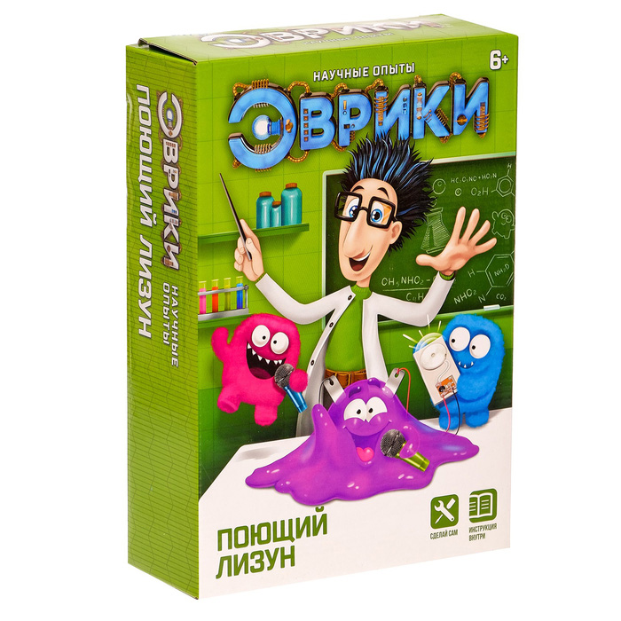 

Научные опыты Эврики Поющий лизун 2887382