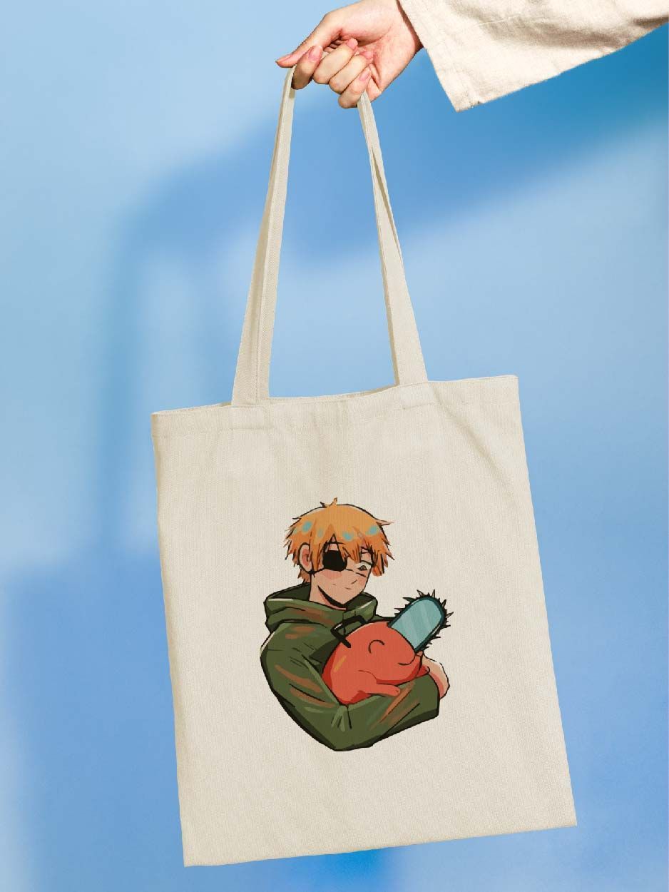 

Сумка женская jojo print shpr-274 бежевая, Бежевый, shpr-chainsaw_Chainsaw Man 274