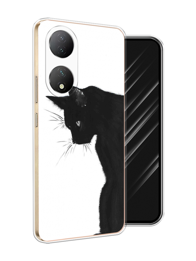 

Чехол Awog на Vivo Y100 "Black cat", Черный;белый, 268250-1