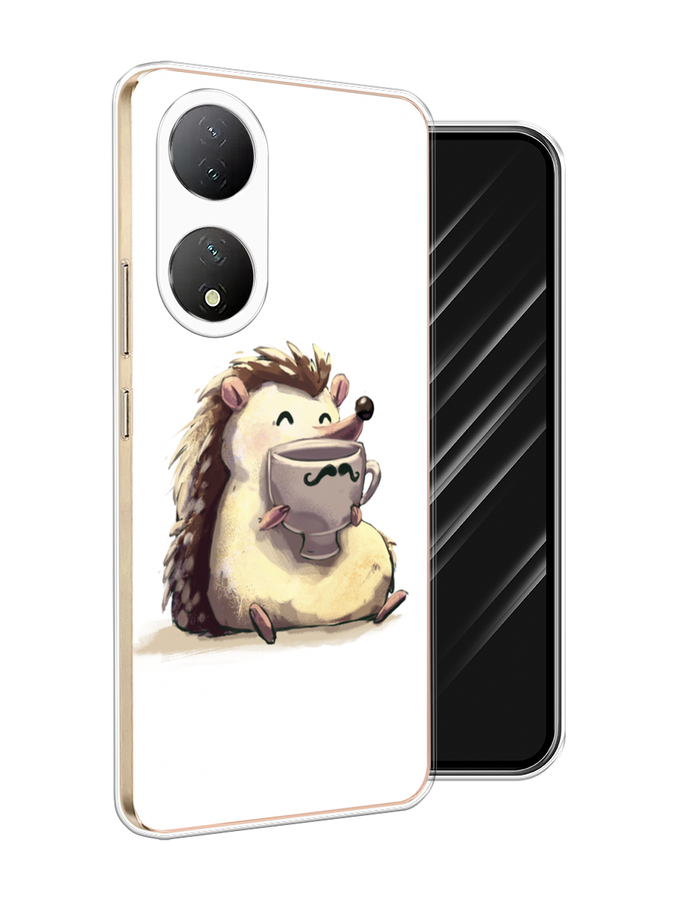 

Чехол Awog на Vivo Y100 "Еж кофеман", Белый;коричневый;бежевый, 268250-1
