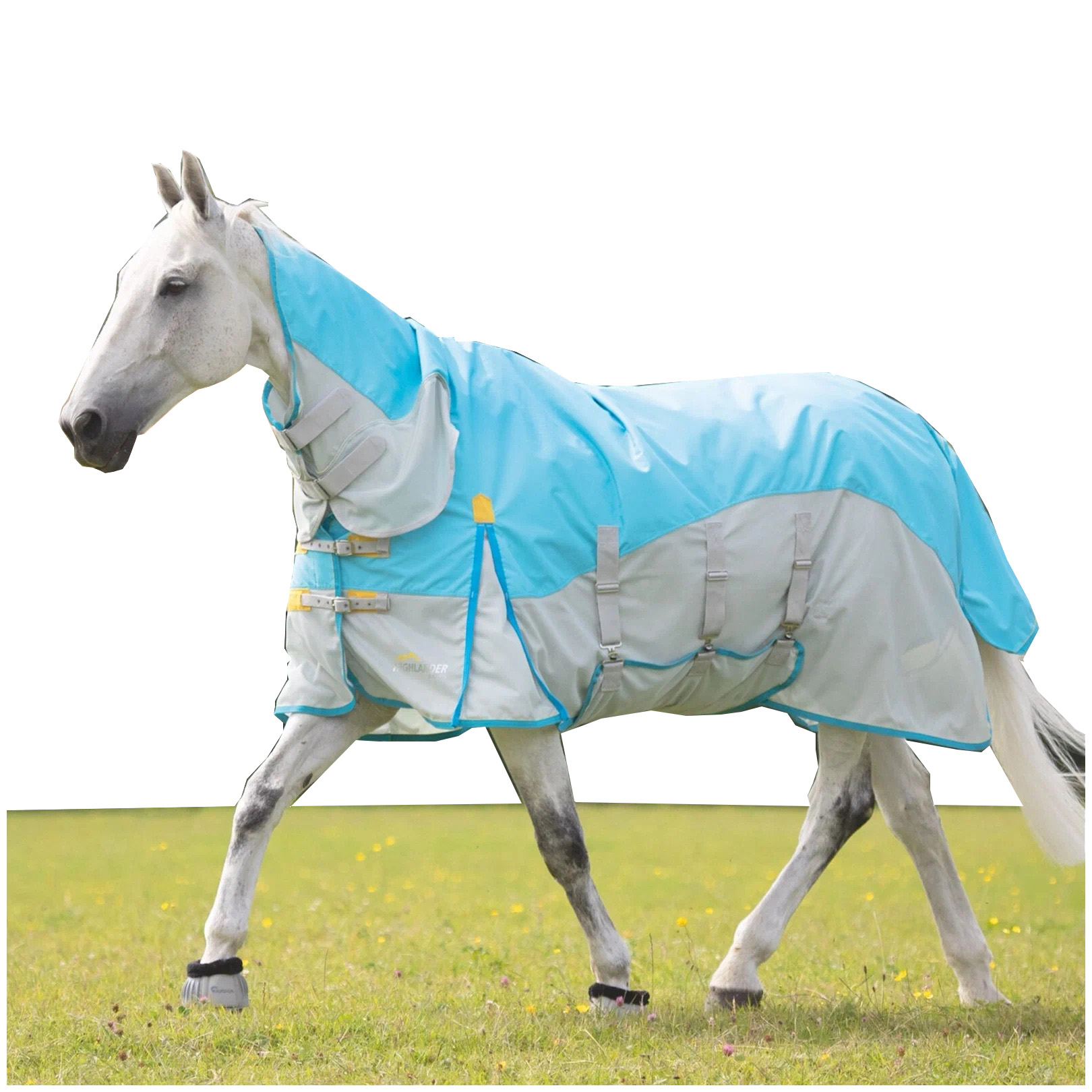 

SHIRES SHIRES HIGHLANDER Попона антимоскитная для лошади с капором Waterproof Plus, 600D