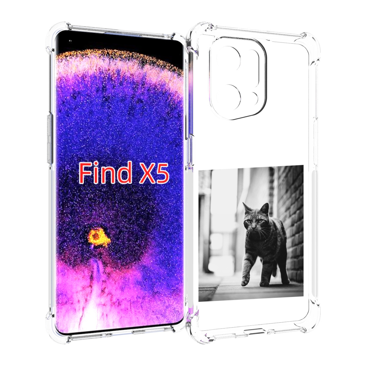 

Чехол MyPads Важный-кот для Oppo Find X5, Прозрачный, Tocco