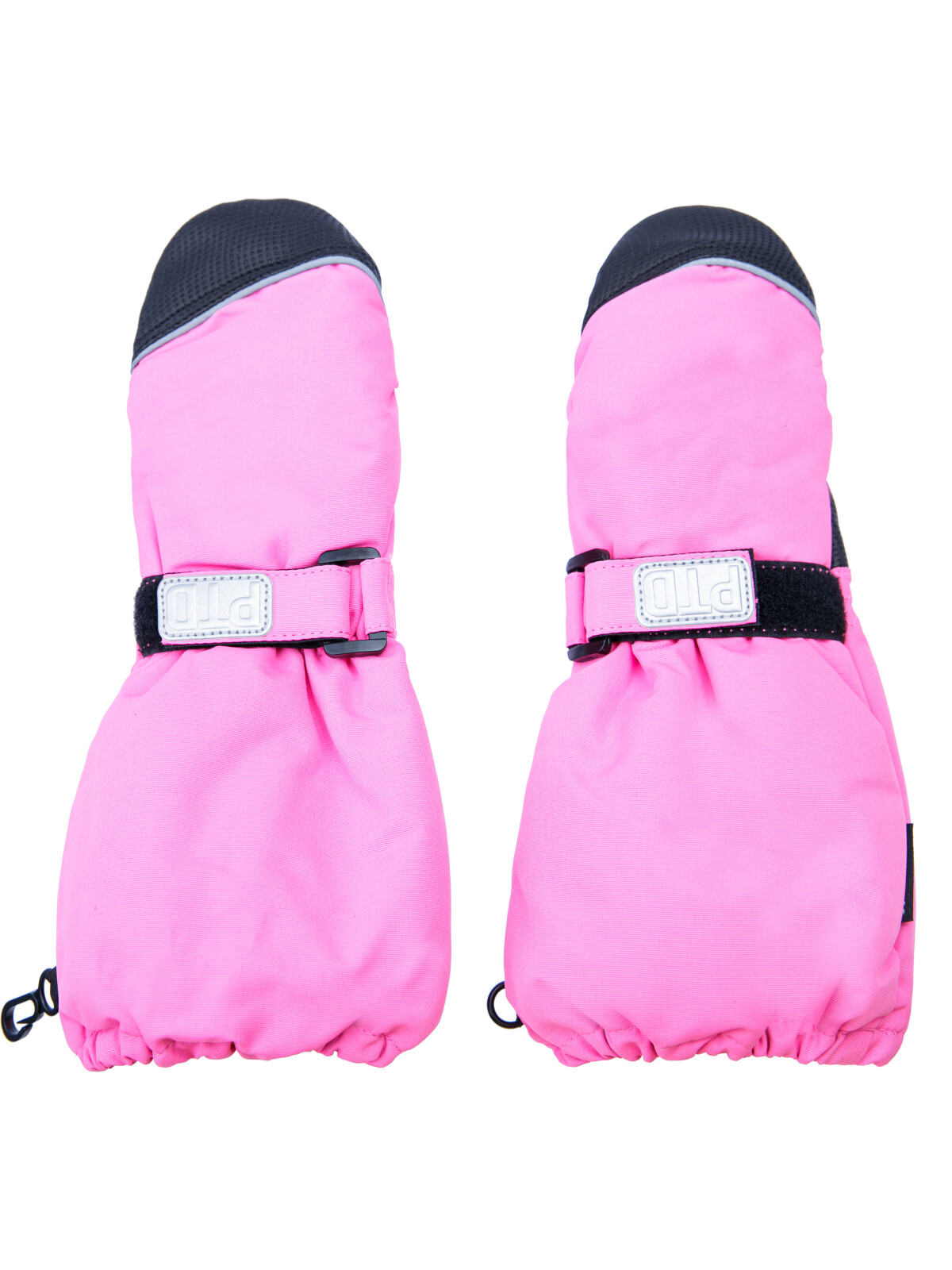 Варежки детские PlayToday текстильные для девочек PlayToday, светло-розовый, 12 (86-92 см)