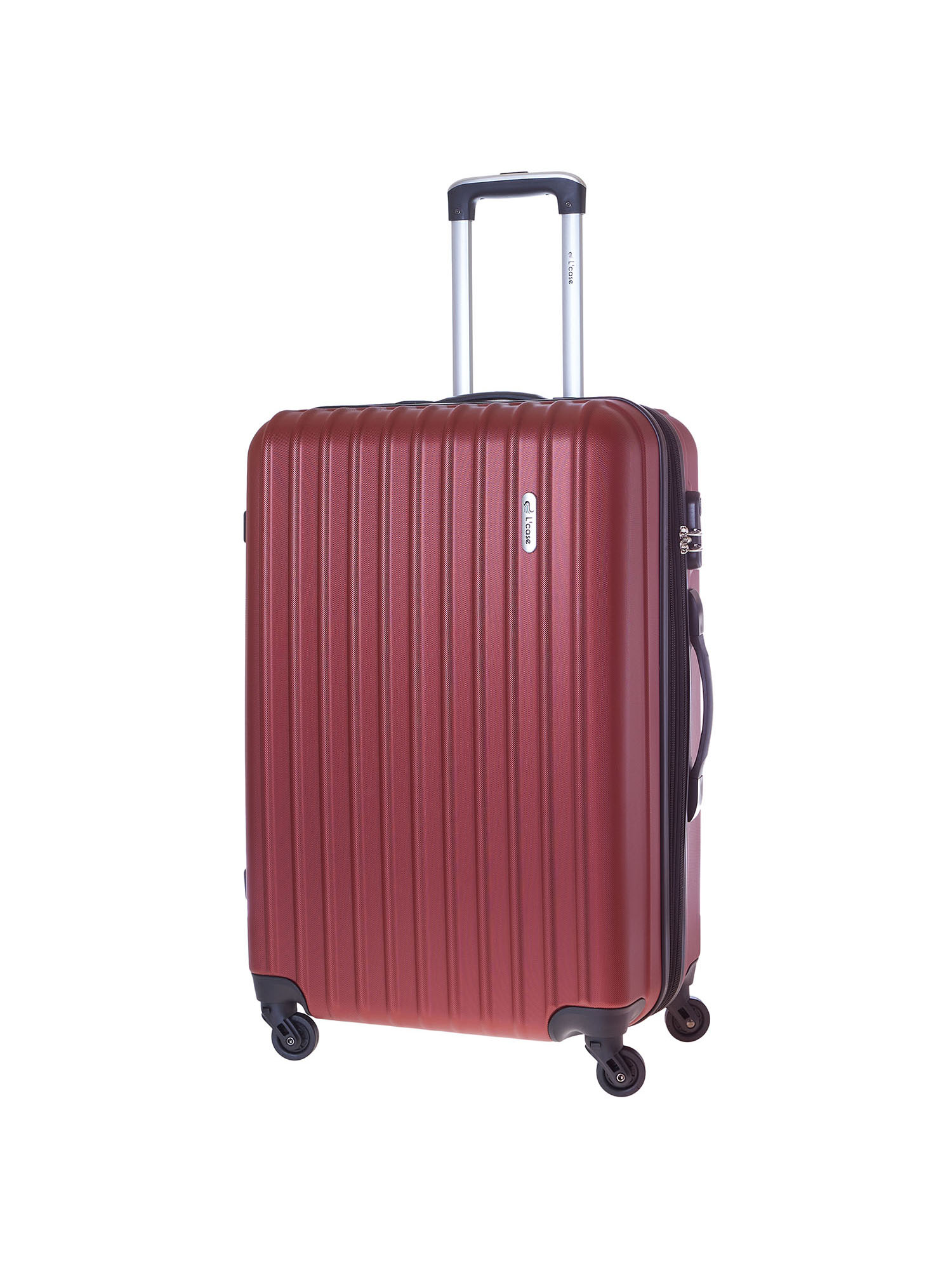 

Чемодан унисекс L'Case Krabi бордовый, р. M, Krabi
