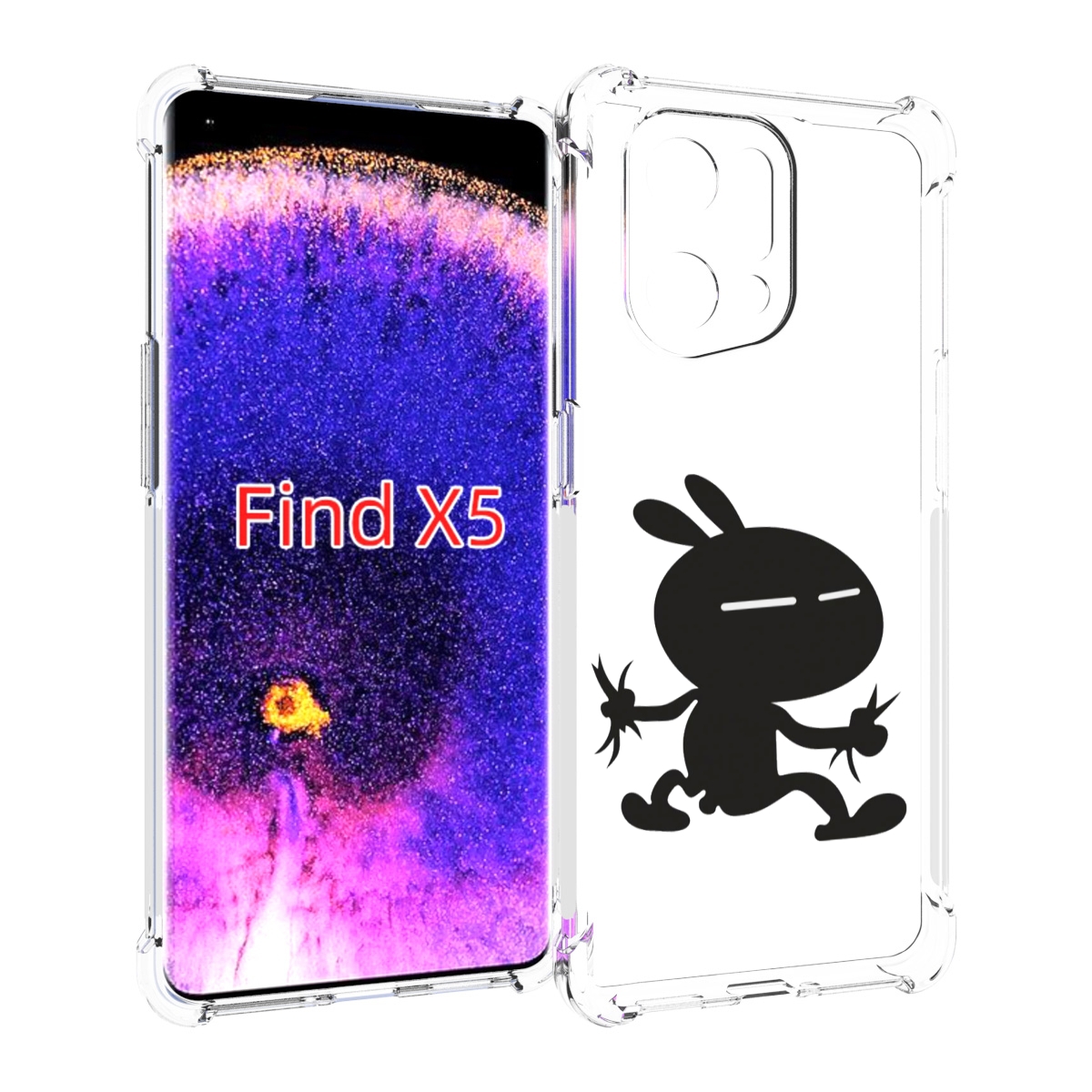 

Чехол MyPads Боец для Oppo Find X5, Прозрачный, Tocco