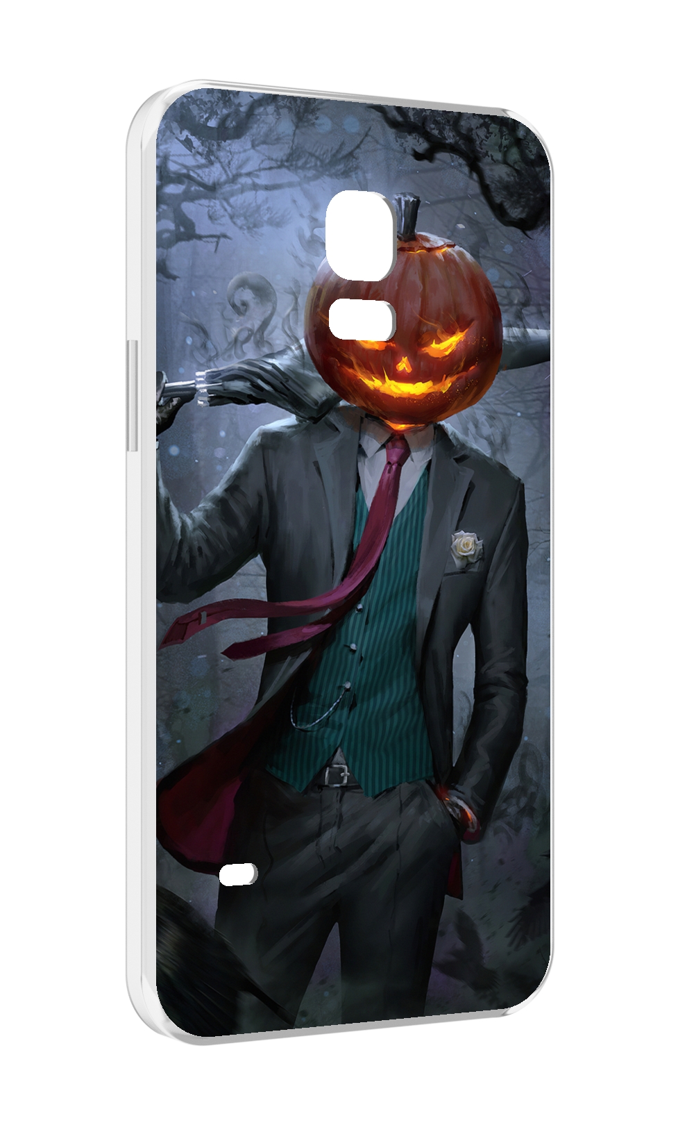 

Чехол MyPads Тыква-убийца для Samsung Galaxy S5 mini, Прозрачный, Tocco