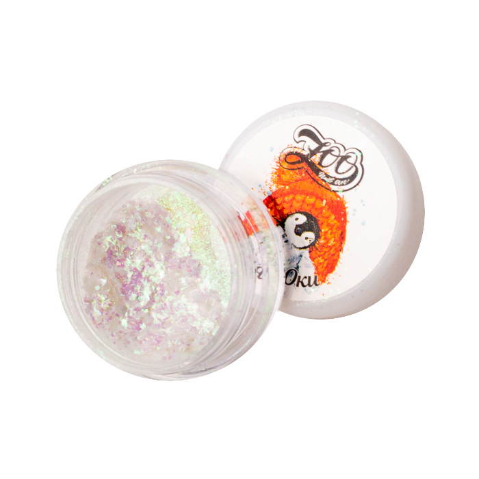 

Хлопья Юки Zoo Nail Art №1600, опаловые, Розовый