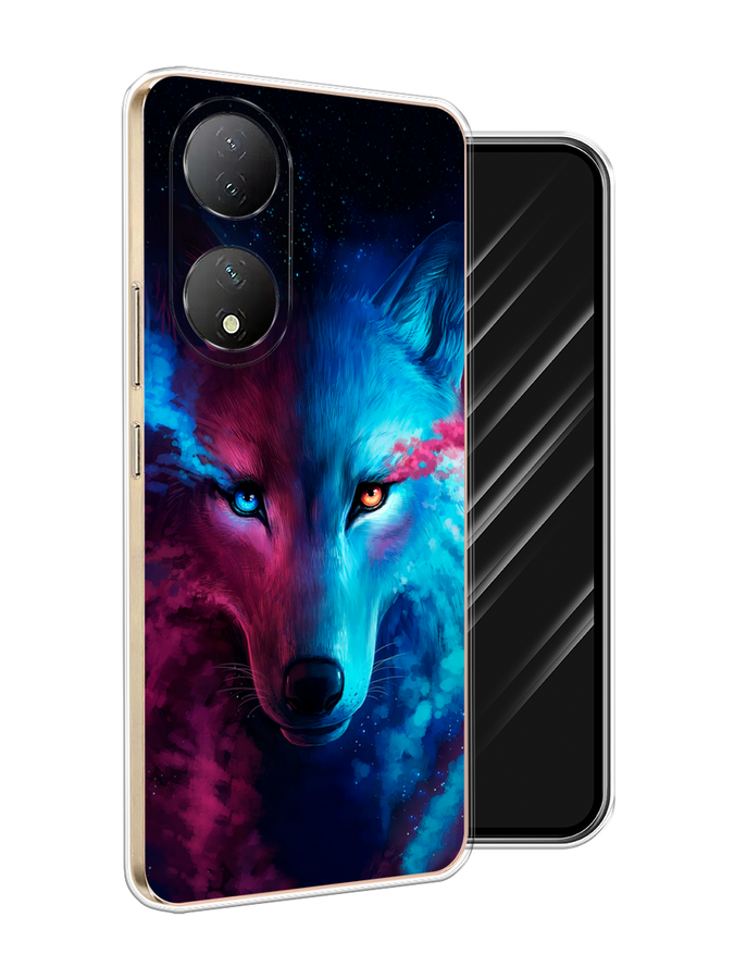 

Чехол Awog на Vivo Y100 "Волшебный волк", Голубой;розовый, 268250-1
