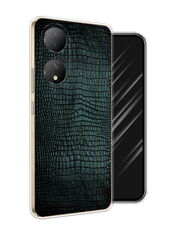 

Чехол Awog на Vivo Y100 "Черная змея", Черный;серый;голубой, 268250-1