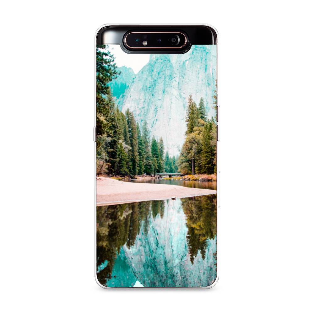 

Чехол Awog на Samsung Galaxy A80 "Горы 11", Разноцветный, 28350-4