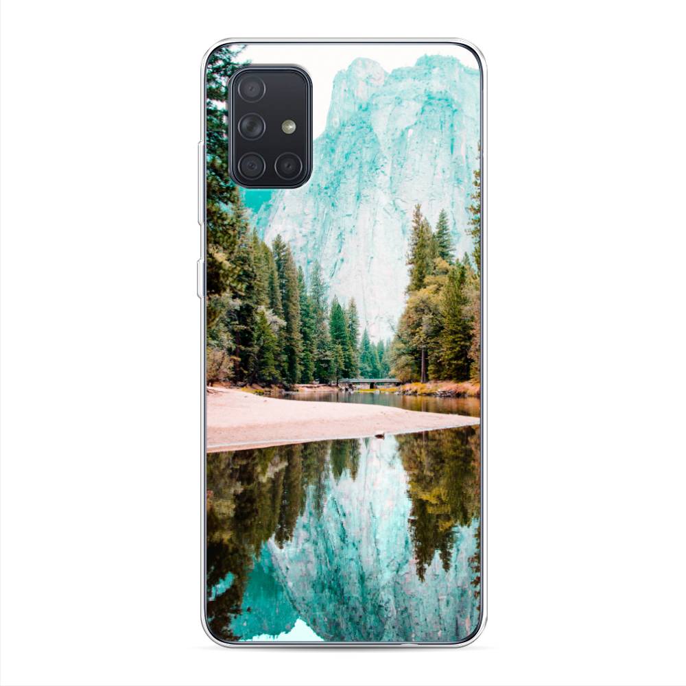 

Чехол Awog на Samsung Galaxy A71 4G "Горы 11", Разноцветный, 29050-4