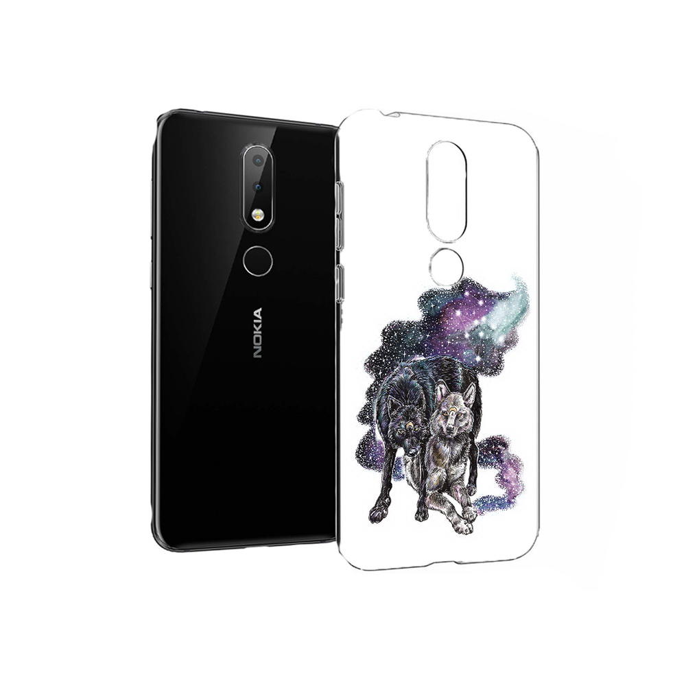 

Чехол MyPads Tocco для Nokia X6 звездные волки (PT115295.99.352), Прозрачный, Tocco