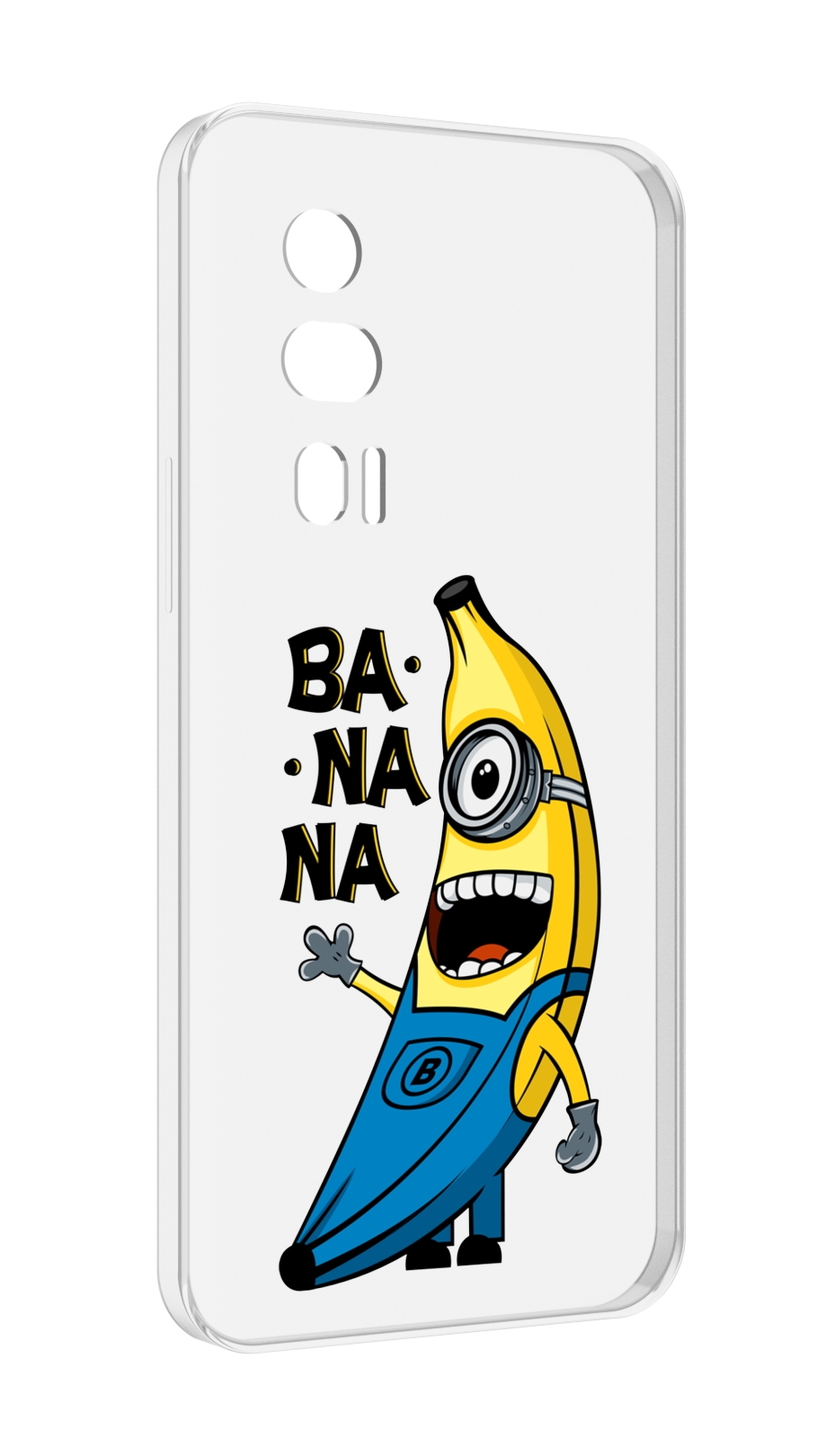 

Чехол MyPads Банана-миньон для Xiaomi Redmi K60 противоударный, Tocco