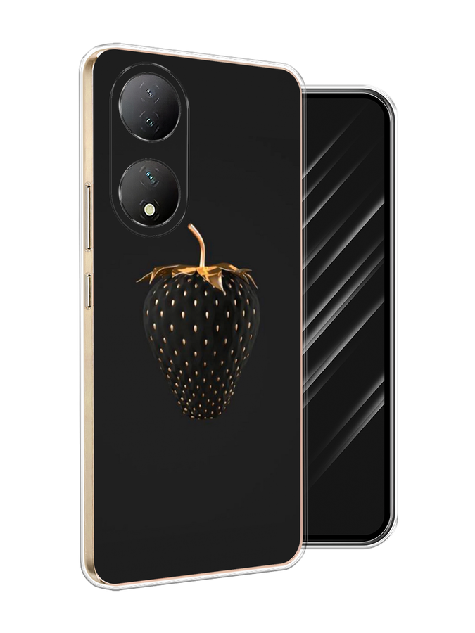 

Чехол Awog на Vivo Y100 "Черно-золотая клубника", Черный;золотистый, 268250-1