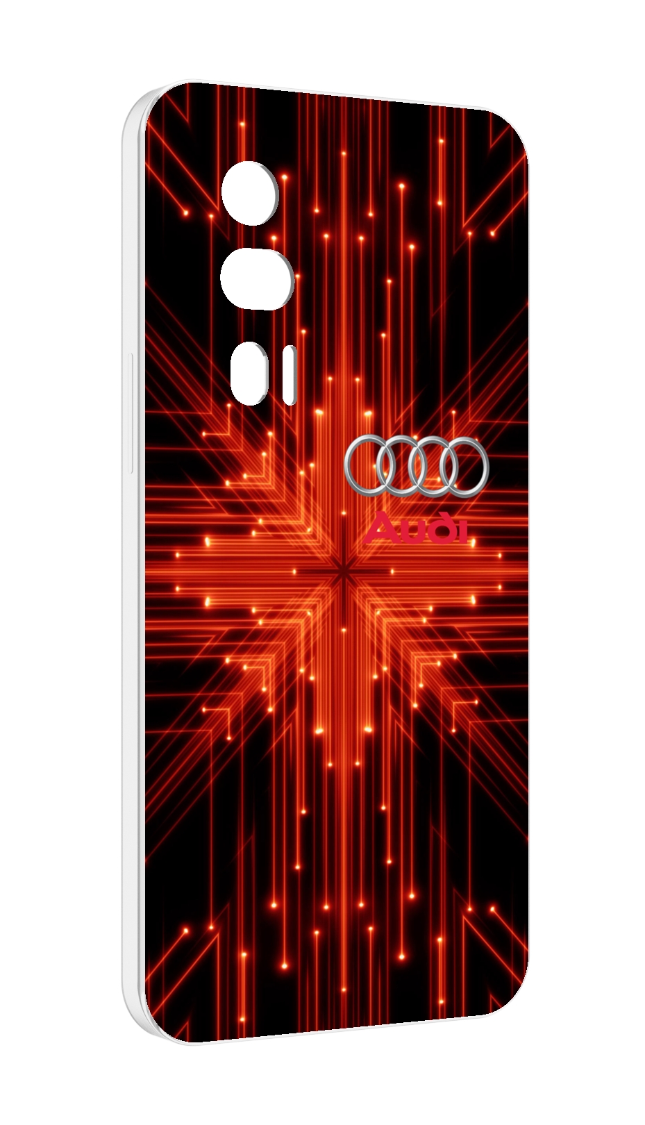 

Чехол MyPads Ауди-на-неоновом-фоне для Xiaomi Redmi K60 противоударный, Tocco