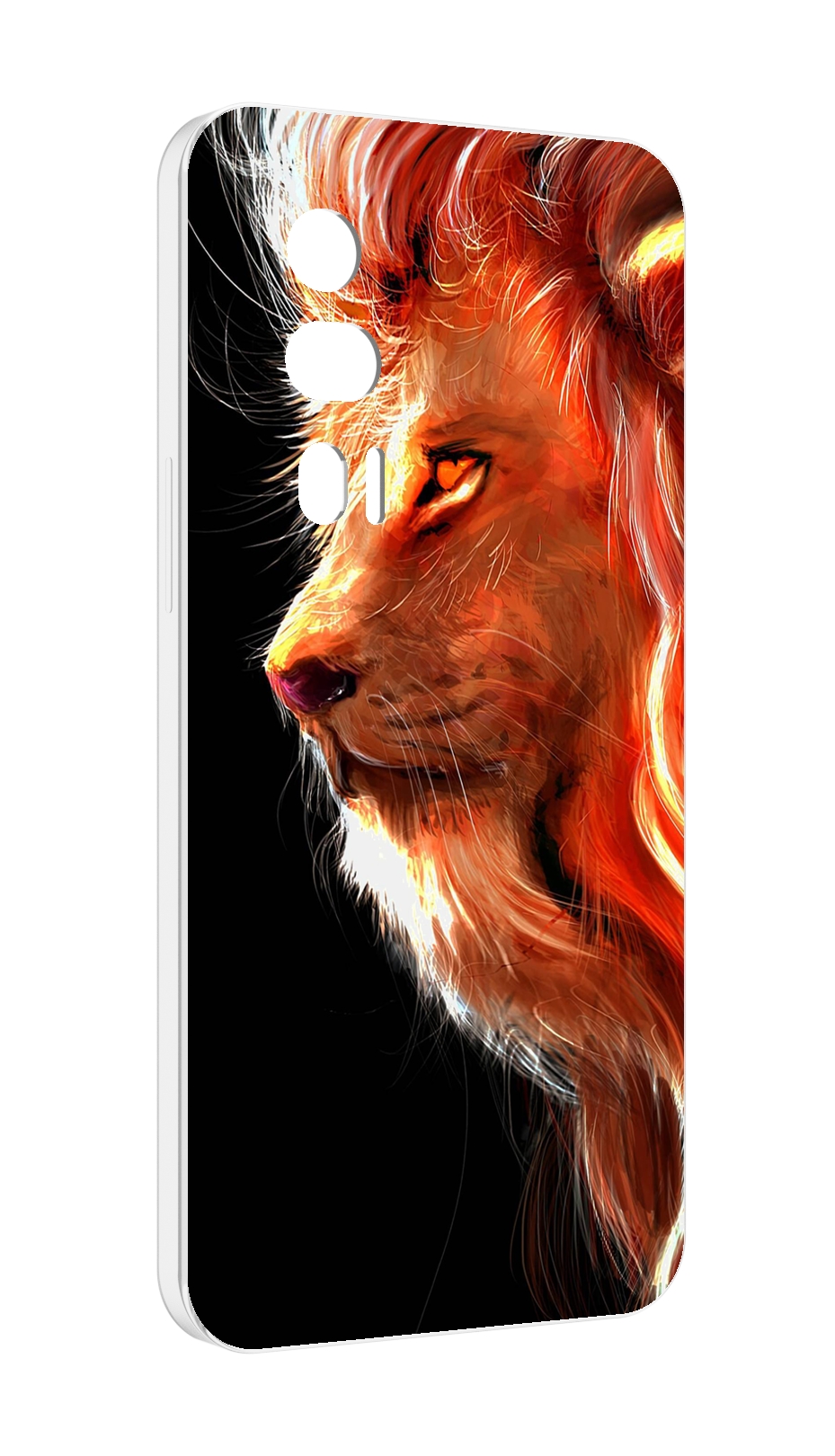 

Чехол MyPads Арт-рисунок-льва мужской для Xiaomi Redmi K60 противоударный, Tocco