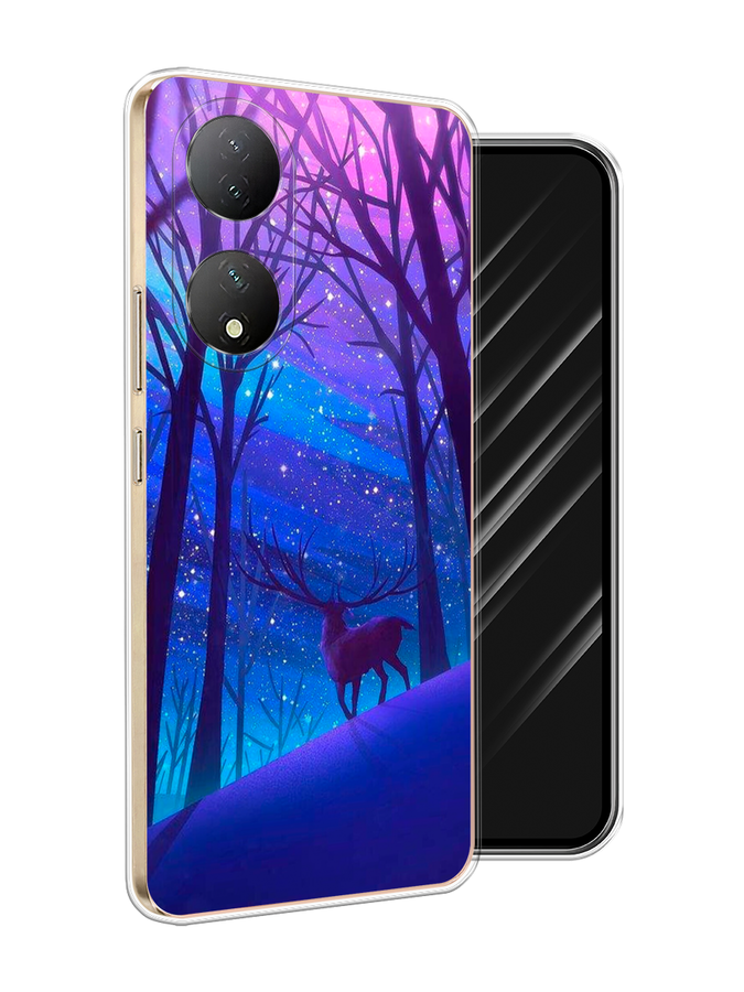 

Чехол Awog на Vivo Y100 "Северный олень", Фиолетовый;голубой;синий, 268250-1