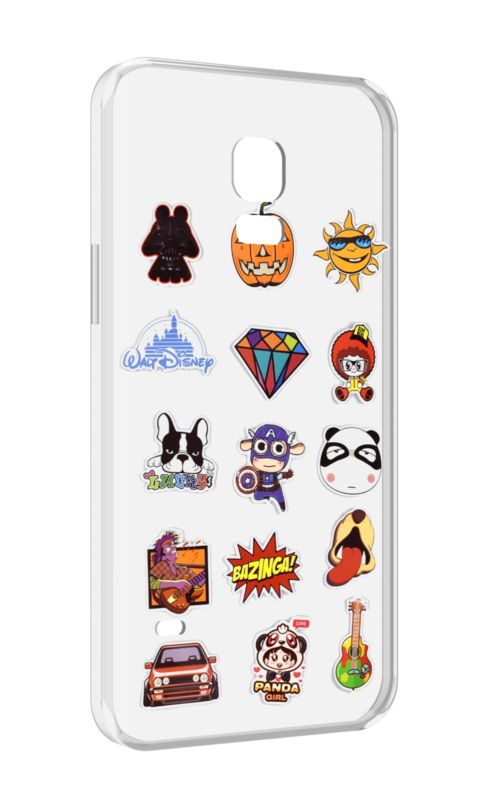 

Чехол MyPads Стикеры-2 для Samsung Galaxy S5 mini, Прозрачный, Tocco