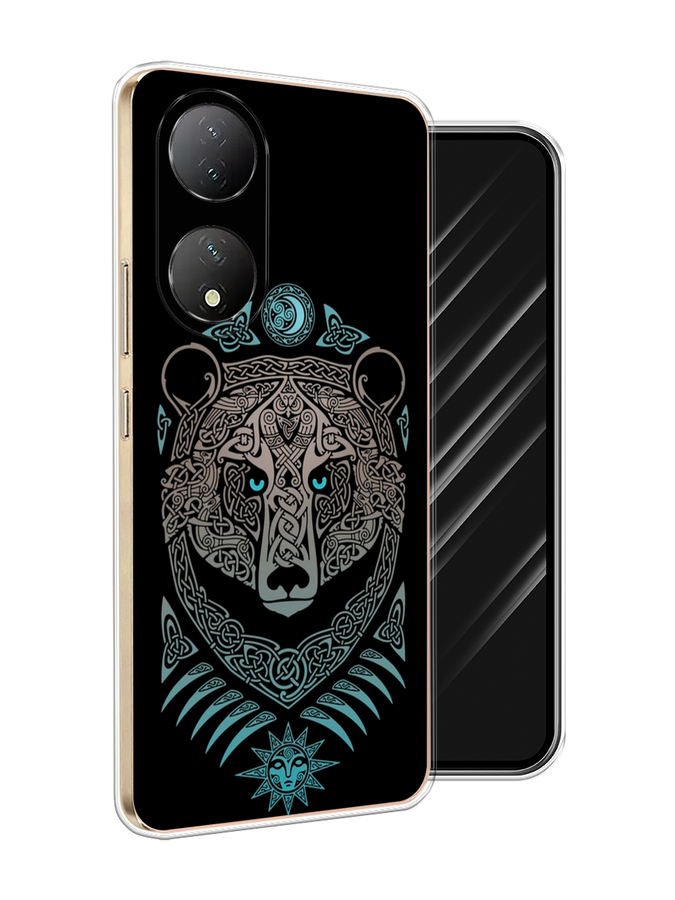 

Чехол Awog на Vivo Y100 "Кельтский медведь", Черный;серый, 268250-1