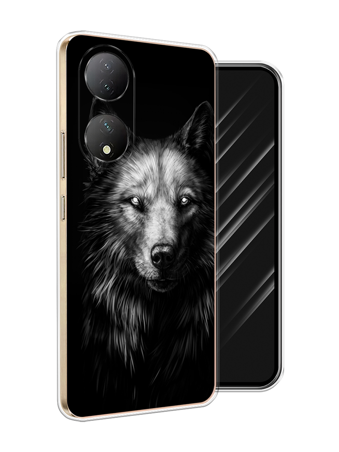 

Чехол Awog на Vivo Y100 "Волк черно белый", Серый;бежевый;белый, 268250-1